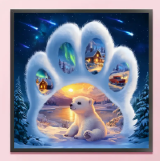 Preview: Diamond Painting Polarbär